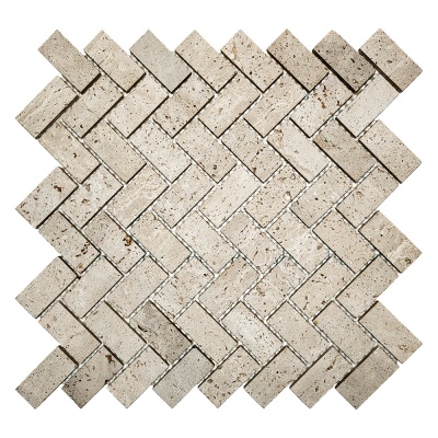 Мозаїка з травертину Матова МКР-5СН (47x23) Travertine Classic