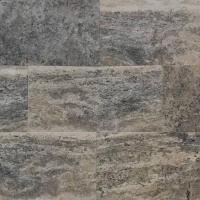 Плитка із травертину Silver vein cut Filled and Honed 1,2х30,5х61 см, сіра матова заповнена шліфована Export Плитка із травертину Silver vein cut Filled and Honed 1,2х30,5х61 см, сіра матова заповнена шліфована Export