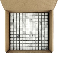 Мозаика стеклянная Statuario white AquaMo Мозаика стеклянная Statuario white AquaMo