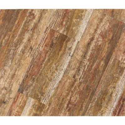 Плитка из травертина Da Vinci vein cut Filled and Honed 2х30х60 см, коричневая матовая заполненная шлифованная Export