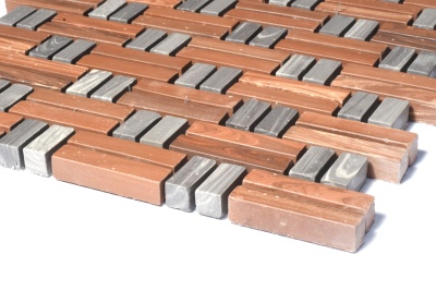 Мозаїка із керамограніту Kotto Ceramica MI7 K9302 C2 Bucchero/Noce 300x300x10