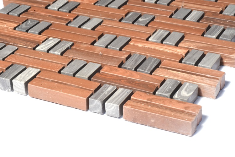 Мозаїка із керамограніту Kotto Ceramica MI7 K9302 C2 Bucchero/Noce 300x300x10