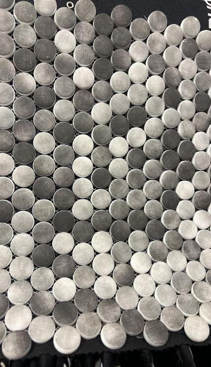 Мозаїка Dune 187662 Essential 31.5*29 сіра скляна