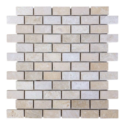 Мозаїка з мармуру Матова МКР-11СВ (47x23) Beige Mix
