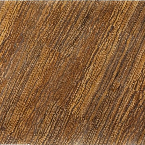 Плитка із травертину Mistic vein cut Filled and Honed 2х30х60 см, коричнева матова заповнена шліфована Export