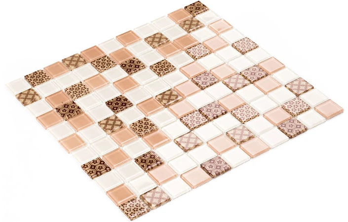 Мозаика керамическая Kotto Ceramica GM 4055 C3 Beige w/Beige m/Structure 300 х 300 х 4 ( 25 х 25 )