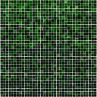 Мозаїка скляна АкваМо MX25-2-12-13-14 зелена розтяжка градієнт 1912x317x4 мм в душеву баню хамам спа басейн