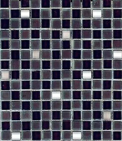 Мозаїка Dune Eclipse 30*30 сіра чорна