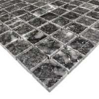 Мозаика из мрамора Полированная МКР-2П (23x23) Black Мозаика из мрамора Полированная МКР-2П (23x23) Black