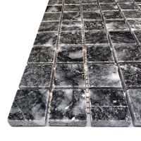 Мозаика из мрамора Полированная МКР-2П (23x23) Black Мозаика из мрамора Полированная МКР-2П (23x23) Black