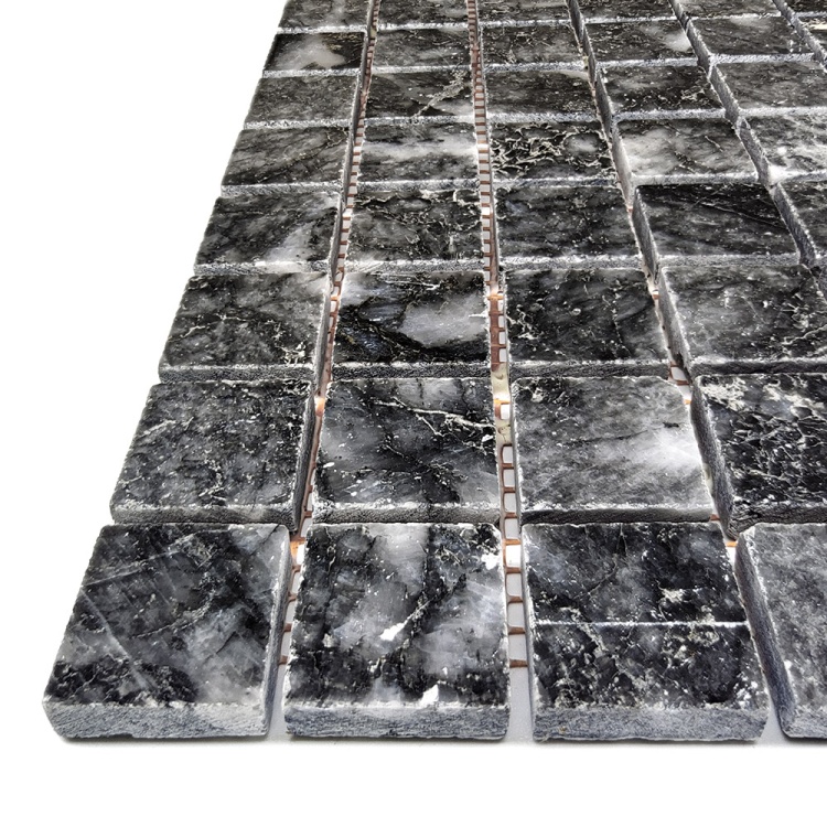 Мозаика из мрамора Полированная МКР-2П (23x23) Black