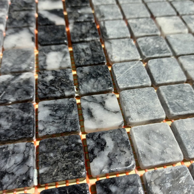 Мозаика из мрамора Матовая МКР-2СВ (23x23) Black