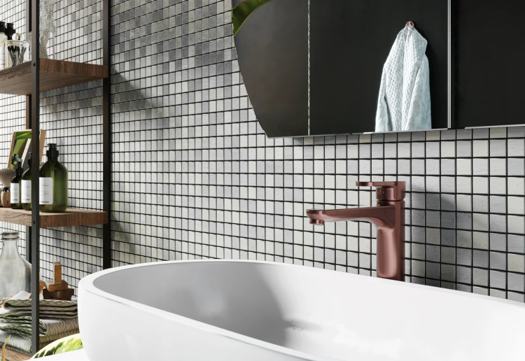 Мозаїка з керамограніту Kotto Ceramica MI7 23230202C Grigio Freddo 300 x 300 х 7 (квадрат 23 x 23)