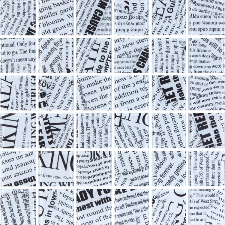 Мозаїка скляна Kotto Ceramica GMP 0448012 З print 12 300 x 300 х 4 ( 48 х 48 )