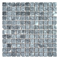 Мозаїка з мармуру Матова МКР-2СВА (23x23) Black Мозаїка з мармуру Матова МКР-2СВА (23x23) Black