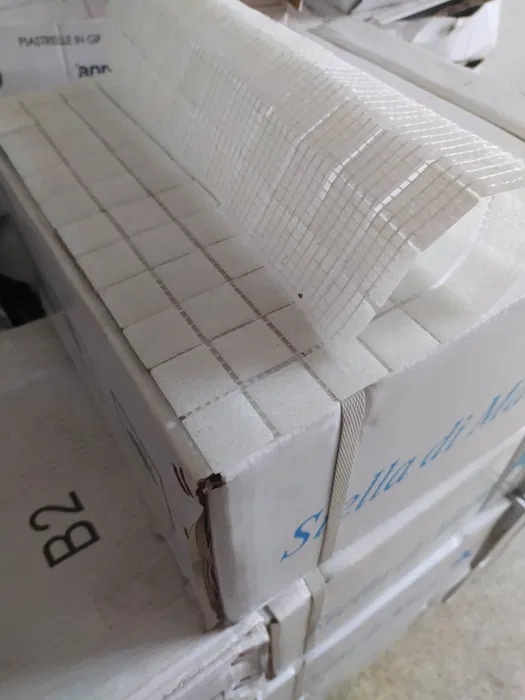 R-MOS B12 біла 20x20 на сiтцi Stella di Mare