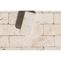 Плитка із травертину Classic Light Tumbled 3,2х10х20 см, бруківка бежева зістарена Антик Standart Плитка із травертину Classic Light Tumbled 3,2х10х20 см, бруківка бежева зістарена Антик Standart