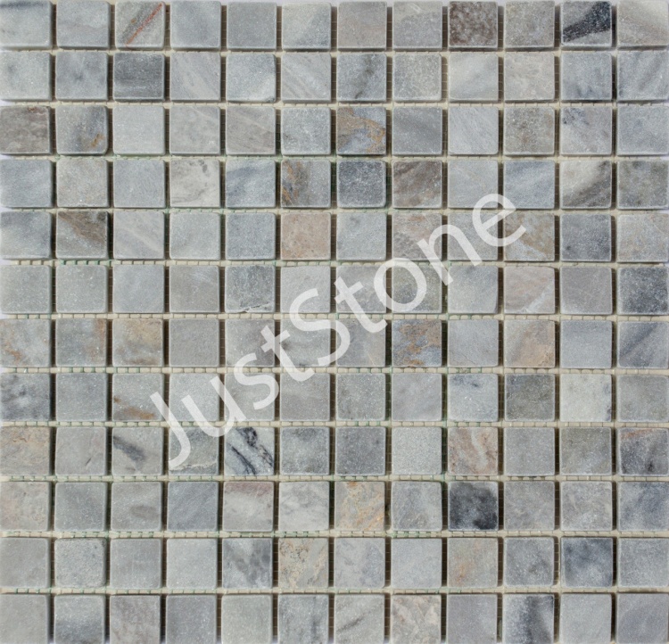 Мозаїка з мармуру Матова МКР-2СВ (23x23) Grey Mix