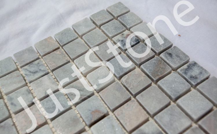 Мозаїка з мармуру Матова МКР-2СВ (23x23) Grey Mix