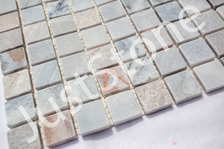 Мозаїка з мармуру Матова МКР-2СВ (23x23) Grey Mix