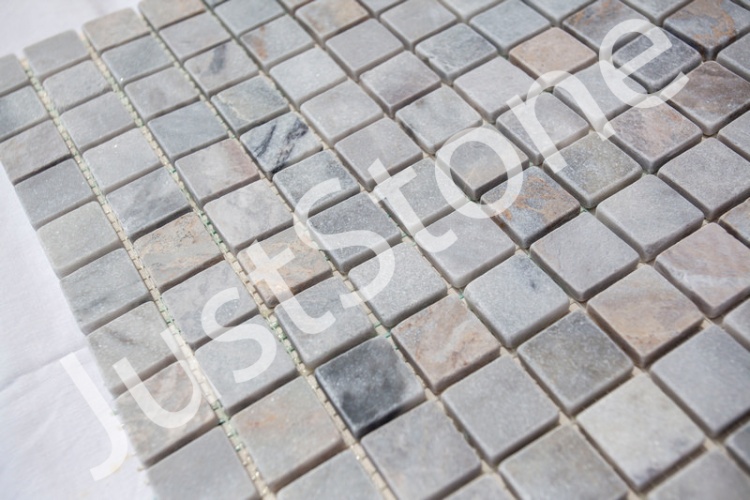 Мозаїка з мармуру Матова МКР-2СВ (23x23) Grey Mix
