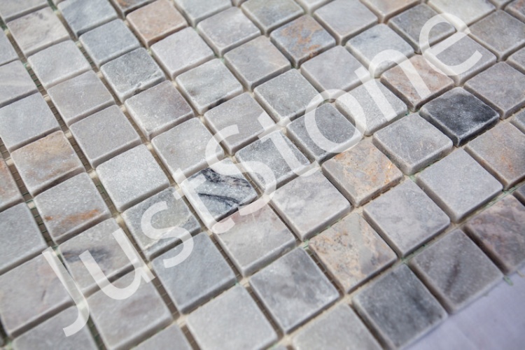 Мозаїка з мармуру Матова МКР-2СВ (23x23) Grey Mix