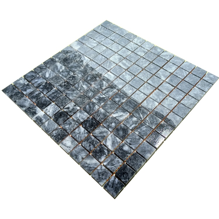 Мозаика из мрамора Матовая МКР-2СН (23x23) Black