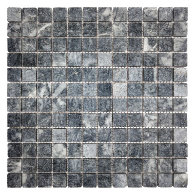 Мозаїка з мармуру Матова МКР-2СН (23x23) Black