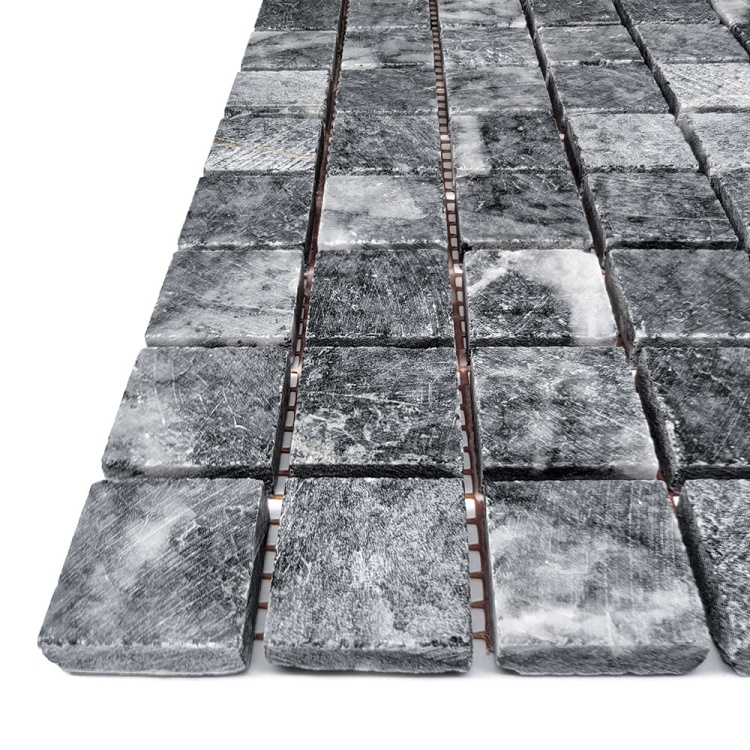 Мозаика из мрамора Матовая МКР-2СН (23x23) Black