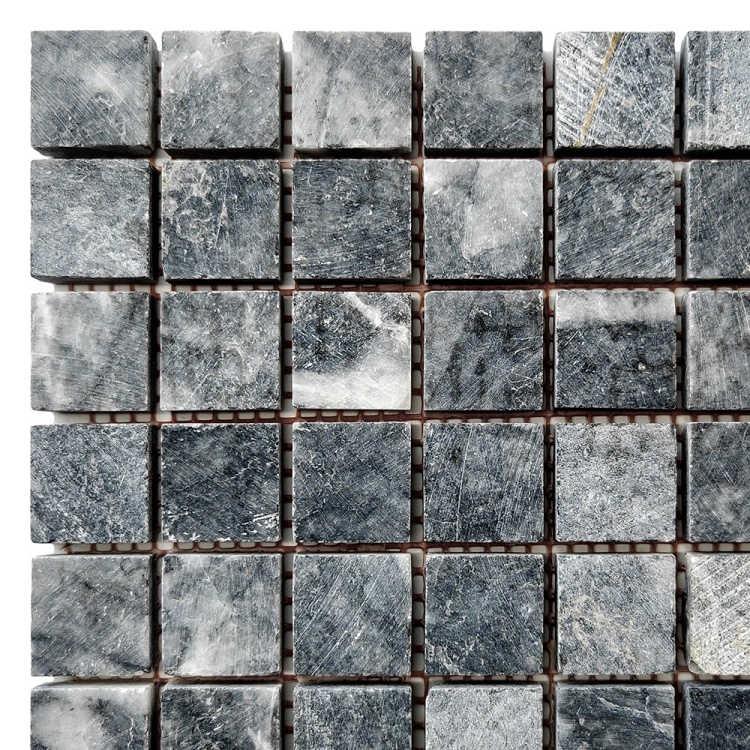 Мозаика из мрамора Матовая МКР-2СН (23x23) Black