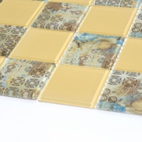 Мозаїка скляна Kotto Ceramica GMP 0448029 СC print 34/ral 1014 300 x 300 х 4 ( 48 х 48 )