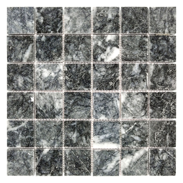 Мозаїка з мармуру Полірована МКР-3П (47x47) Black