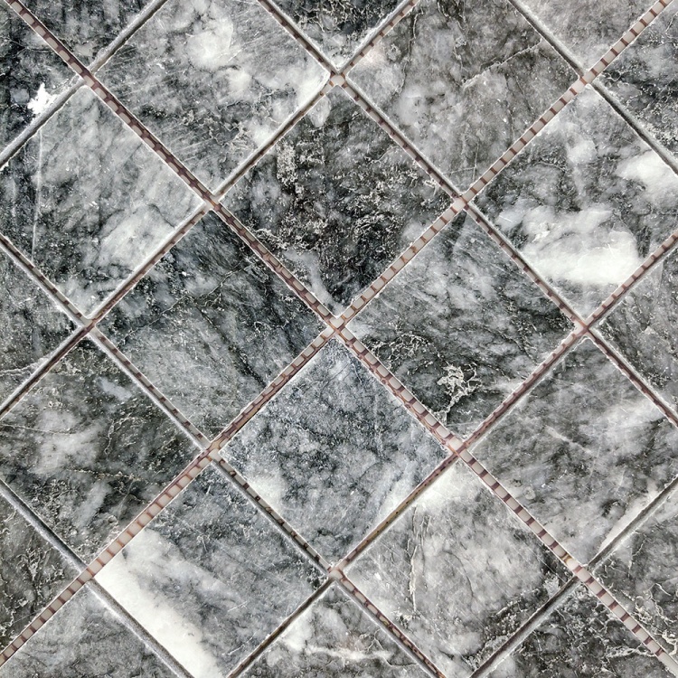 Мозаїка з мармуру Полірована МКР-3П (47x47) Black