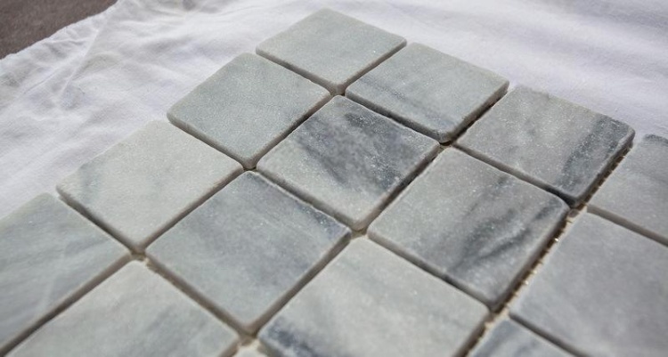 Мозаика из мрамора Матовая МКР-3СВ (47x47) Grey Mix