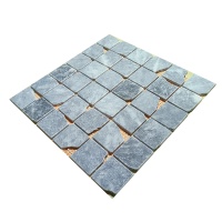 Мозаїка з мармуру Матова МКР-3СВА (47x47) Black