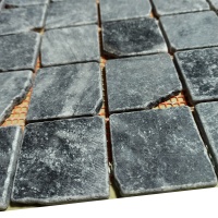 Мозаїка з мармуру Матова МКР-3СВА (47x47) Black