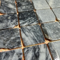 Мозаїка з мармуру Матова МКР-3СВА (47x47) Black