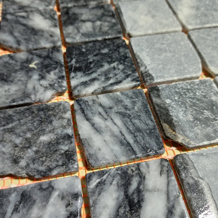 Мозаїка з мармуру Матова МКР-3СВА (47x47) Black