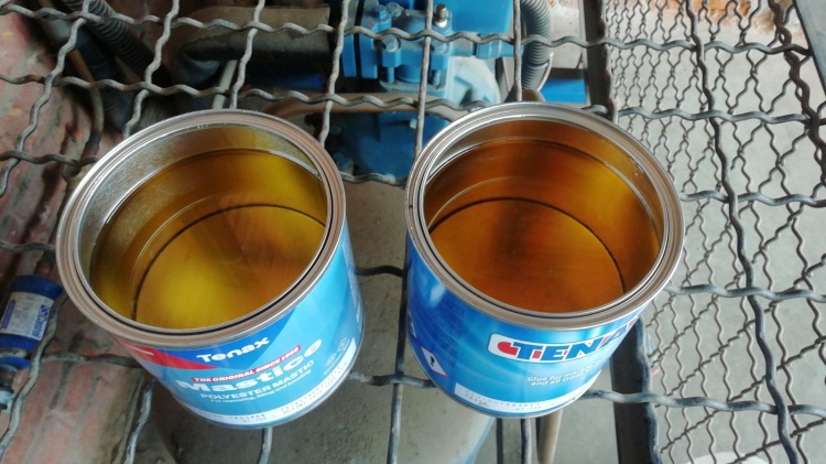 Рідкий прозорий клей-шпаклівка Fluido Transparente для каменю (0,750 л) TENAX