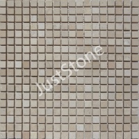 Мозаика из мрамора Матовая МКР-4СВ (15x15) Beige Mix