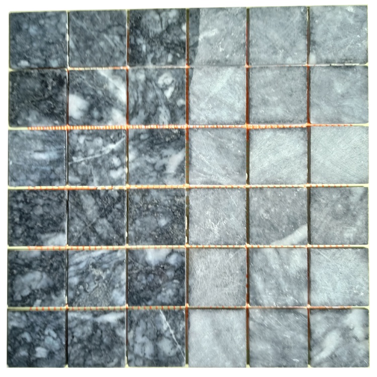 Мозаїка з мармуру Матова МКР-3СН (47x47) Black