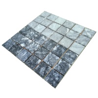 Мозаїка з мармуру Матова МКР-3СН (47x47) Black