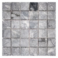 Мозаїка з мармуру Матова МКР-3СН (47x47) Black