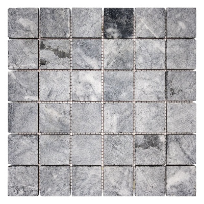 Мозаїка з мармуру Матова МКР-3СН (47x47) Black