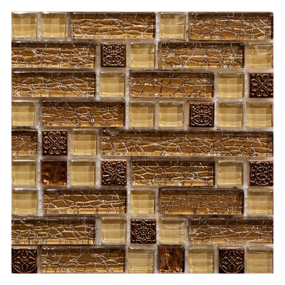 Мозаїка скляна K-MOS CBM1001R Caramel Mozaico De Lux