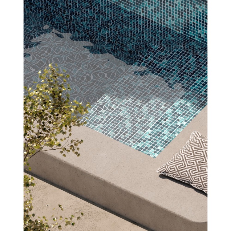 Мозаика 5806 Estelar Green 25x25 Vidrepur