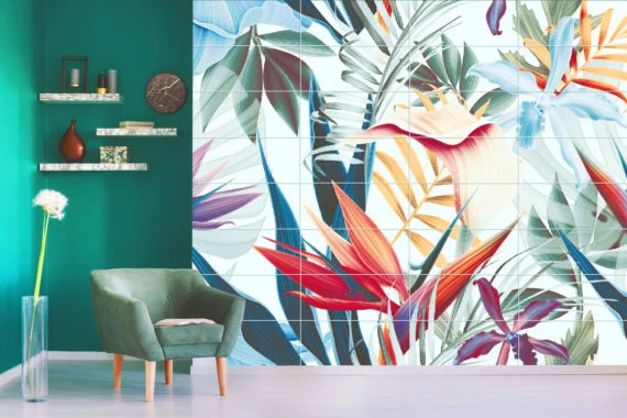 Мозаїчне панно Kotto Ceramica Квіти 750x750