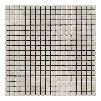 Мозаика из мрамора Матовая МКР-4СВ (15x15) Victoria Beige