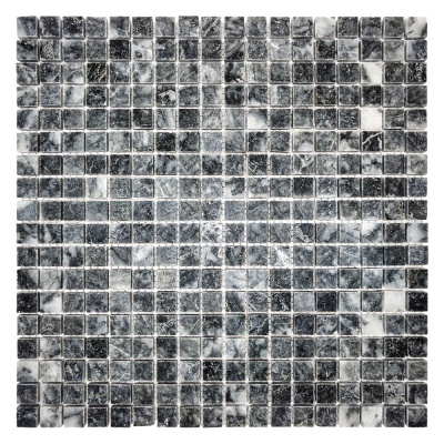 Мозаїка з мармуру Полірована МКР-4П (15x15) Black