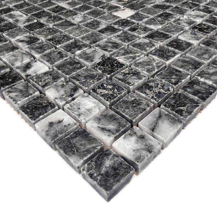 Мозаїка з мармуру Полірована МКР-4П (15x15) Black